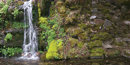 Waterfall and pool near the entrance to Oregon Caves.